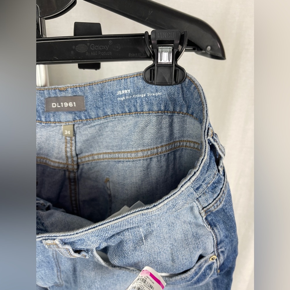 DL1961 JERRY HIGH RISE VINTAGE STRAIGHT JEANS SIZE 24 NWT - Picture 7 of 11